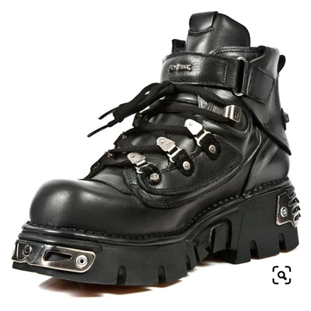 Newrock Boots Style Newrock Boots Style Black Unisex Reactor